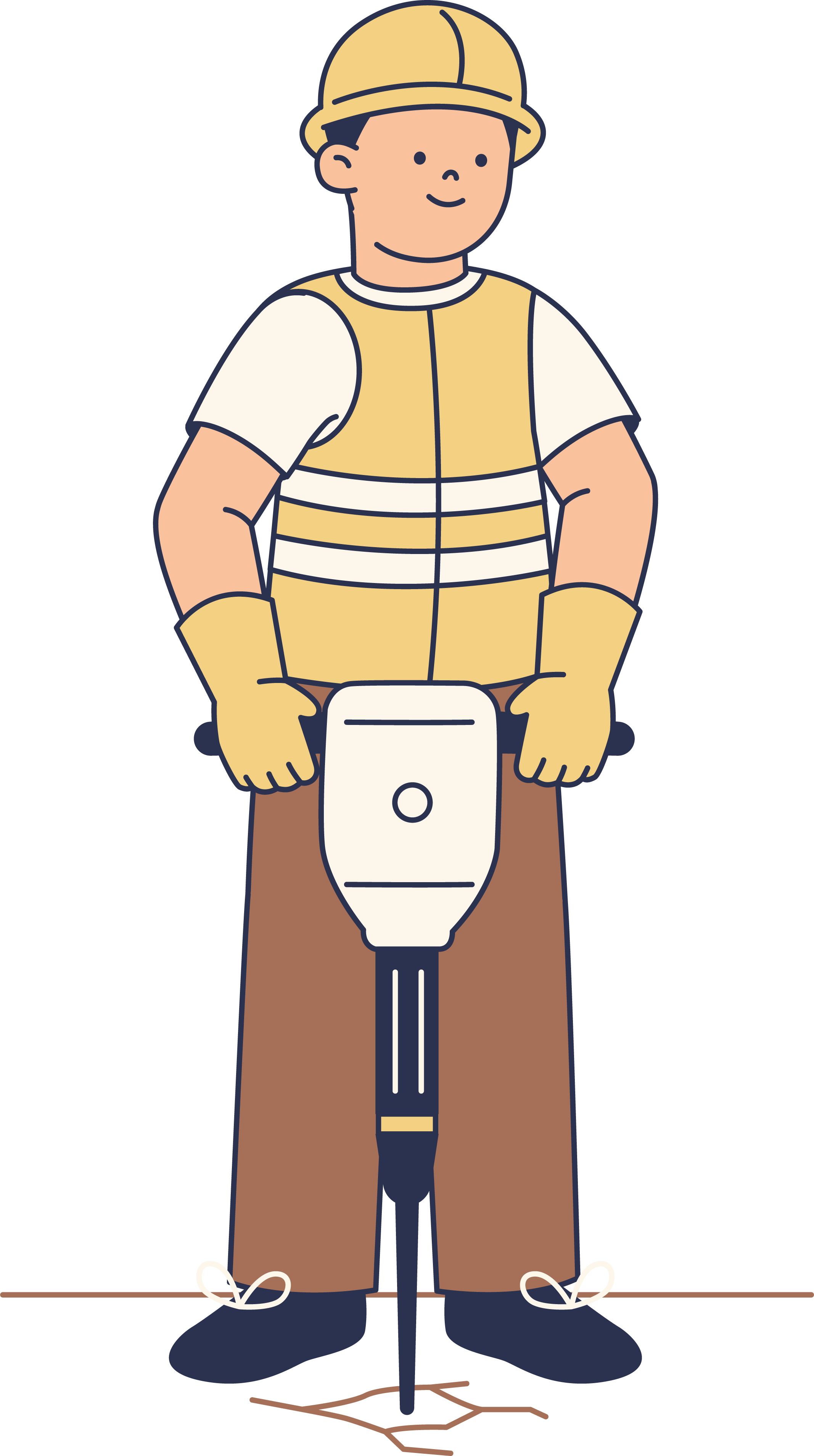 Bauarbeiter Illustration